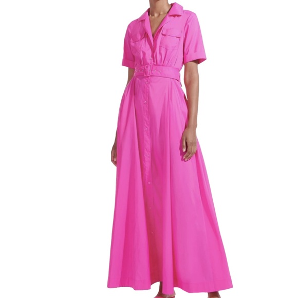 STAUD Dresses & Skirts - Staud Pink Millie Maxi Dress nwt